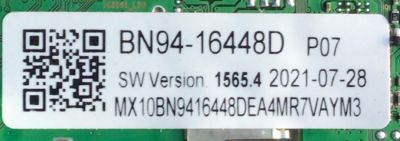 MAIN PARA SMART TV SAMSUNG 4K / NUMERO DE PARTE BN94-16448D / BN41-02844A / BN9416448D / 16448D / BN97-18505A / DZFH2123 / DISPLAY BN96-52422A / BN9652422A / MODELO UN55AU8000BXZA FF12 - Imagen 2
